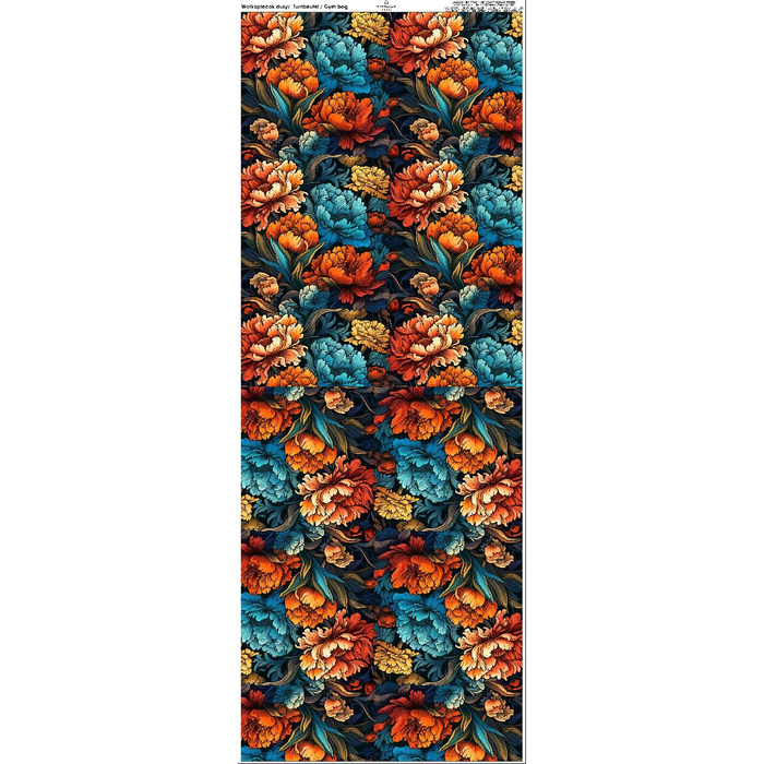 WORKOPLECAK - VINTAGE CHINESE FLOWERS WZ. 1 - duży