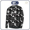 MEN’S SWEATSHIRT (OREGON) BASIC - ICE PAT. 2 / black - white - sewing set XXL