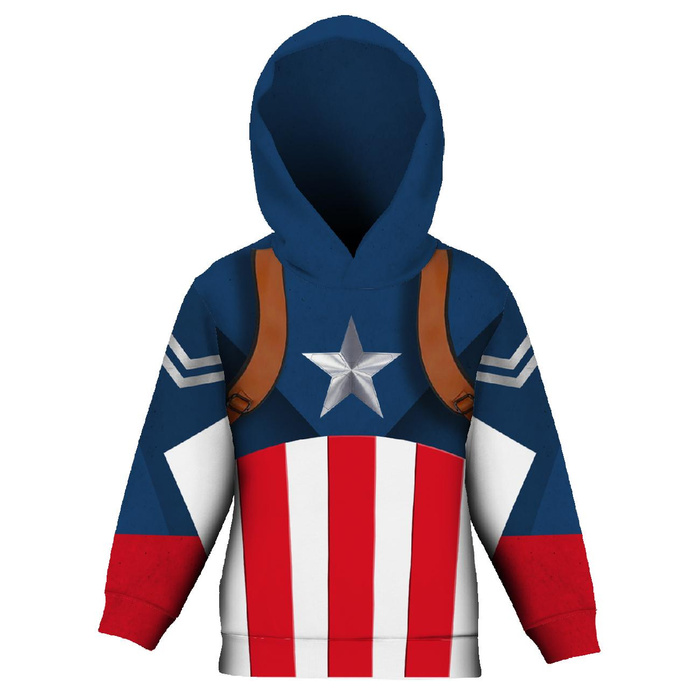 KINDER HOODIE (ALEX) - SUPERHERO M. 4 - Nähset (158/164)