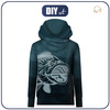 UNISEX HOODIE (HYDRA) - FISH - sewing set L