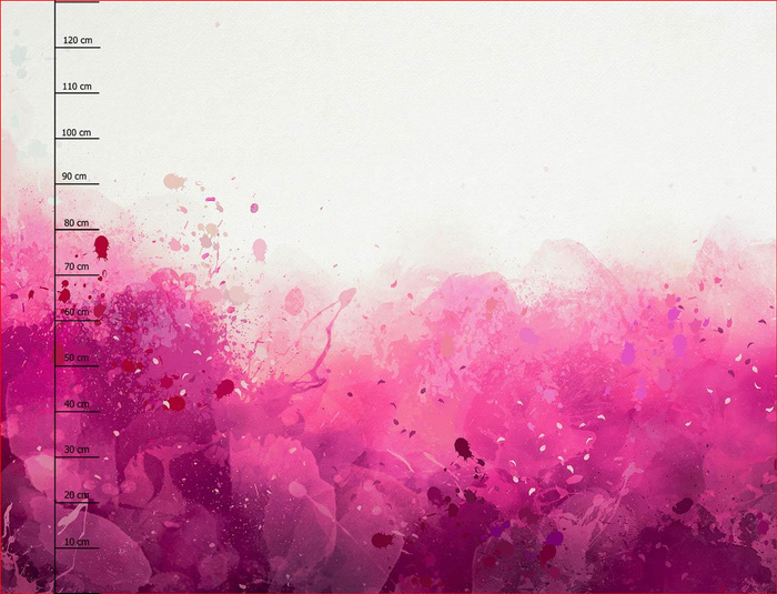 SPECKS (fuchsia) - dress panel crepe