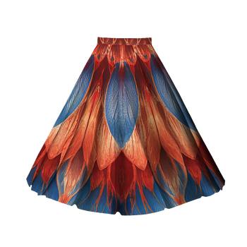 FLORAL WZ.2 - skirt panel "MAXI" - Viscose jersey