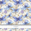 Butterfly & Flowers wz.15- Slub Weave