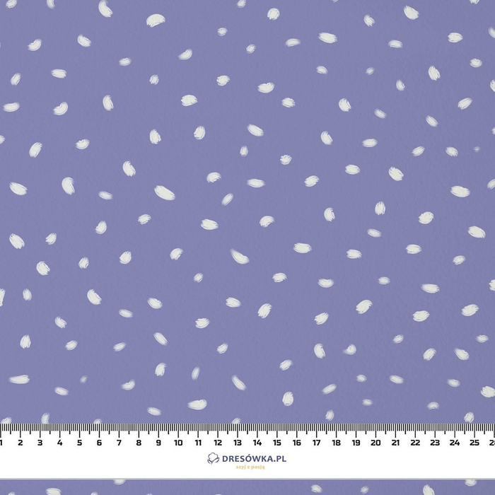 144cm WHITE TRACES (Very Peri) - Viscose jersey