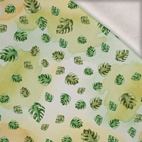 MINI MONSTERA / WATERCOLOR WONDERS - brushed knitwear with elastane ITY