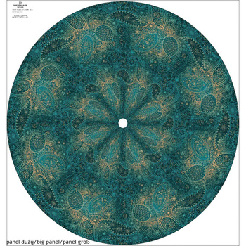 MEHNDI 2.0 -  big circle skirt panel