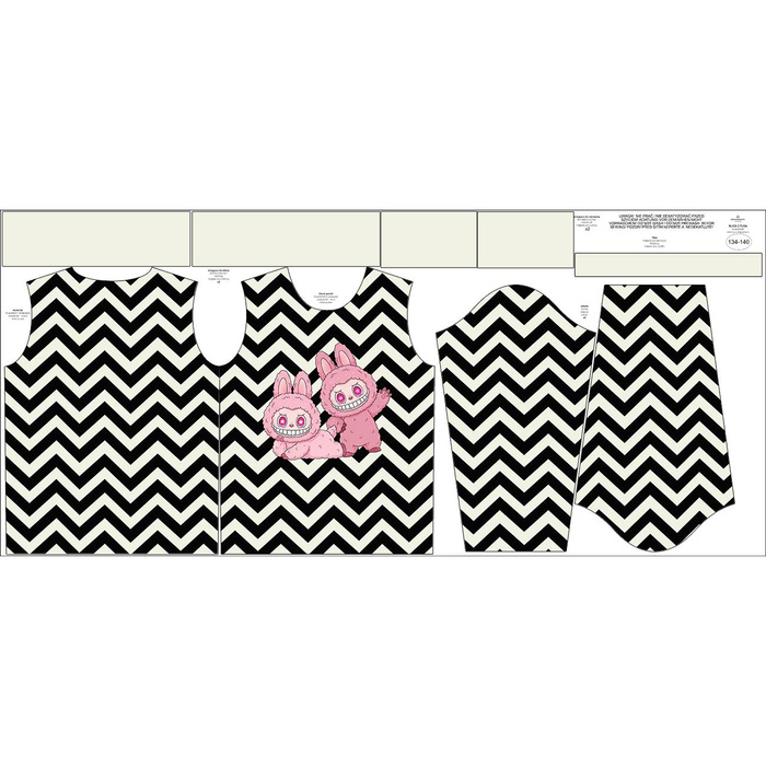 DZIECIĘCA BLUZA (NOE) - Creepy Cute WZ.7 - zestaw do uszycia (86/92)