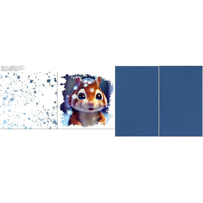 DEKO-KOPFKISSEN - ANIMIERTES EICHHÖRNCHEN m. 2 - Nähset