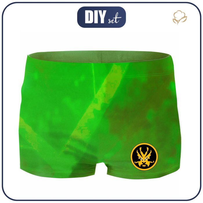 Jungen Badehose - GRÜN NINJA 122-128