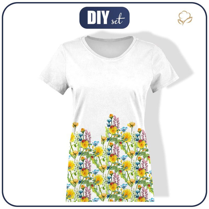 DAMEN T-SHIRT XS - MARIENKÄFER AUF DER WIESE (AUF DER WIESE) - Single Jersey