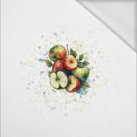 TUTTI FRUTTI APPLE - panel (60cm x 50cm) looped knit