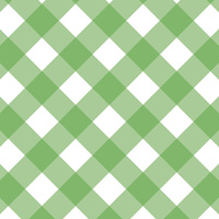 DIAGONAL CHECK / green  - Panama 220g