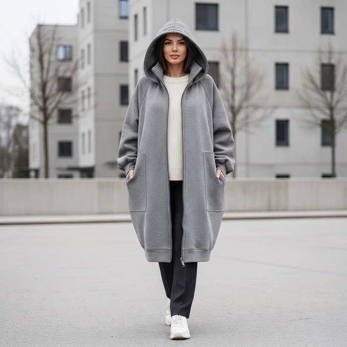 DRESÓWKA DIAGONALNA / HEAVY 620g - MELANŻ SZARY