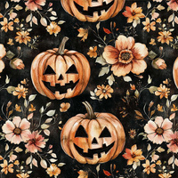 HALLOWEEN WZ. 33 - dzianina drapana z elastanem ITY