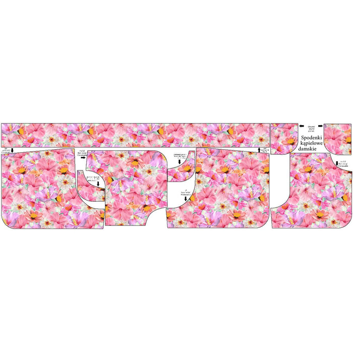 Damen Badeshorts - STOCKROSEN - Nähset