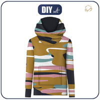 UNISEX HOODIE (HYDRA) - PAINT - Nähset (158/164)