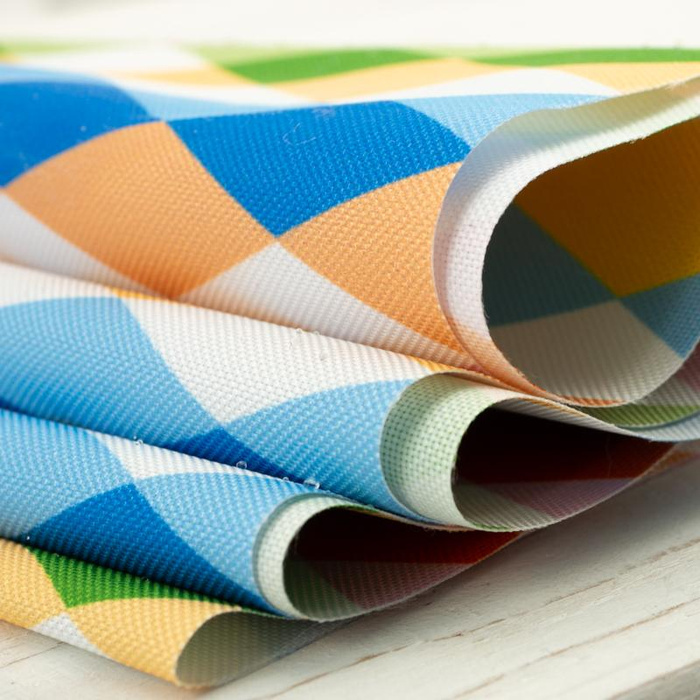 COLORFUL BANDS - Waterproof woven fabric