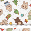 Creepy Cute Christmas WZ.2 - Waterproof woven fabric