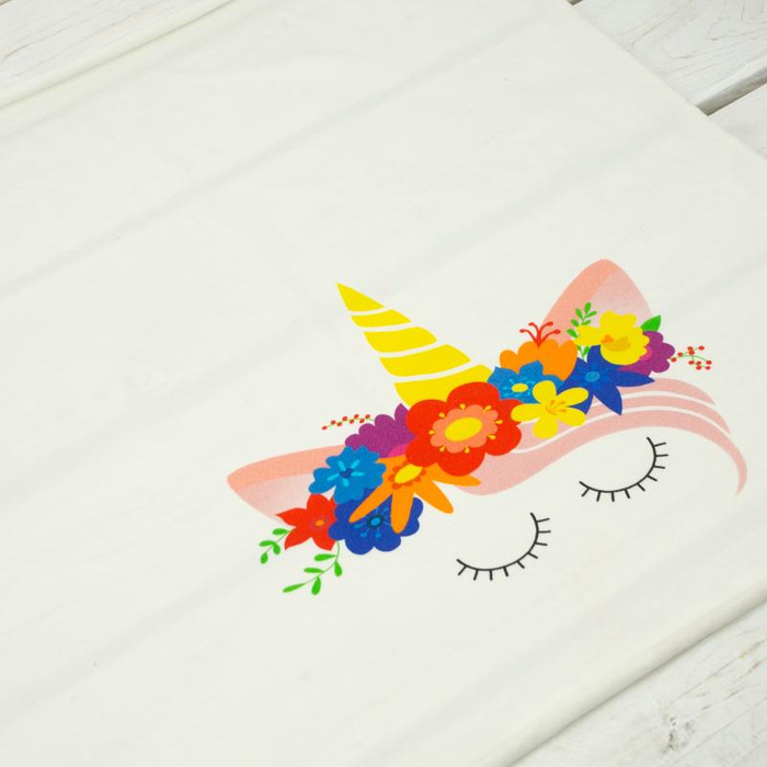 UNICORN / flowers - panel single jersey TE210