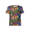 NEON FLOWERS WZ.2 - Nylonstoff PUMI