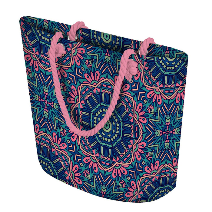 TOTE BAG - COLORFUL MANDALA pat. 4 - sewing set