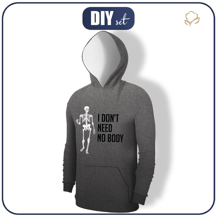 MEN’S HOODIE (COLORADO) - I DON'T NEED NO BODY - sewing set XXL