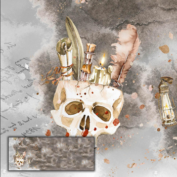 CZASZKA (MAGIC) - PANEL PANORAMICZNY (60 x 155cm)