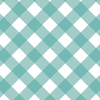 DIAGONAL CHECK / mint - looped knit