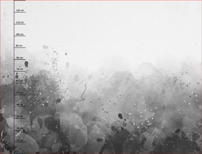 SPECKS (grey) - dress panel crepe