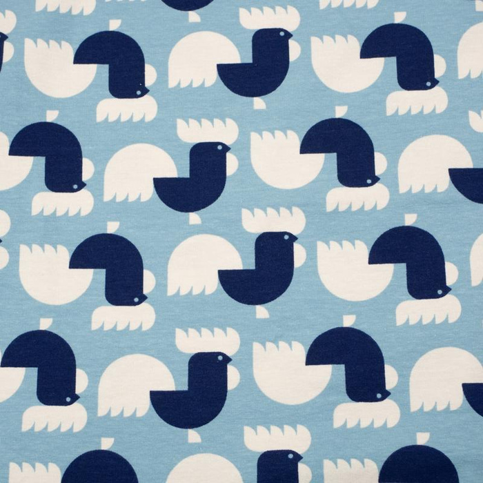 27CM ROOSTERS / FAIR WORLD / baby blue - single jersey TE210