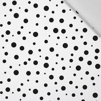 BLACK DOTS - Baumwoll Webware