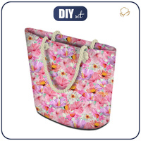 SHOPPER - STOCKROSEN - Nähset