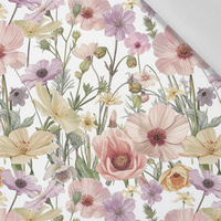 PASTEL FLOWERS WZ. 32 - Cotton woven fabric