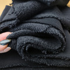 French terry TWILL/ HEAVY 700g - BLACK