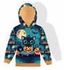 HALLOWEEN CAT MOON - PANEL (60cm x 50cm) Panama 220g
