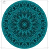 Panel na spódnicę z koła - MANDALA WZ. 6 / SZMARAGDOWY