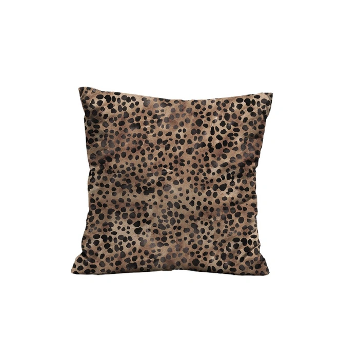 ANIMAL SPOTS/ Mocha Mousse - Single Jersey
