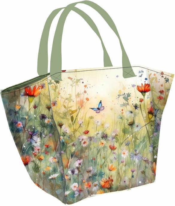 XL Tasche mit Utensilientasche 2 in 1 - MAGIC MEADOW - Nähset
