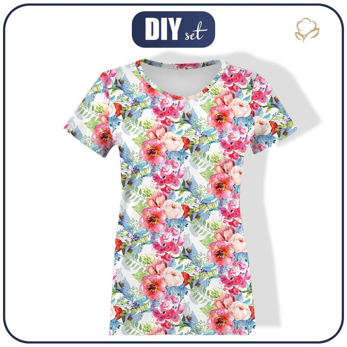 DAMEN T-SHIRT - WILDROSE M.3 (AUF DER WIESE) - Single Jersey L