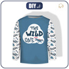 Longsleeve - DINO / THE WILD ONE - sewing set (110/116)