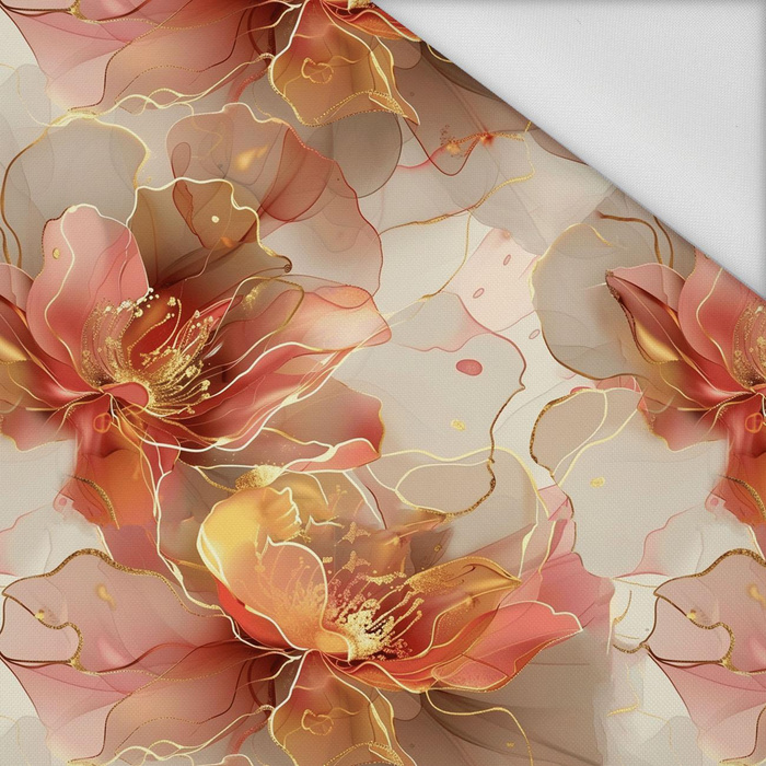 AUTUMN FLOWERS WZ.18 - Wasserabweisende Webware