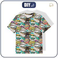 KID’S T-SHIRT - COMIC BOOK (colorful) - single jersey (116/122)