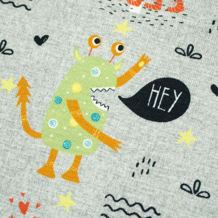 HEY MONSTERS - single jersey with elastane TE210