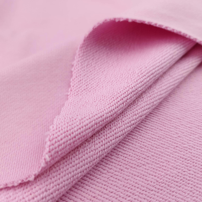 French terry TWILL / HEAVY 450g - BARBIE PINK (M-177)