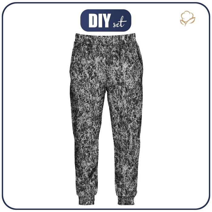 Pánské joggery (GREG) - SCRIBBLE Vz. 3 - Sada šití XXL