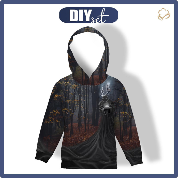 KINDER HOODIE (ALEX) - POMROK BIEST - Nähset (158/164)