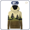 BLUZA Z KAPTUREM UNISEX (HYDRA) - LEŚNY SZLAK - zestaw do uszycia XL
