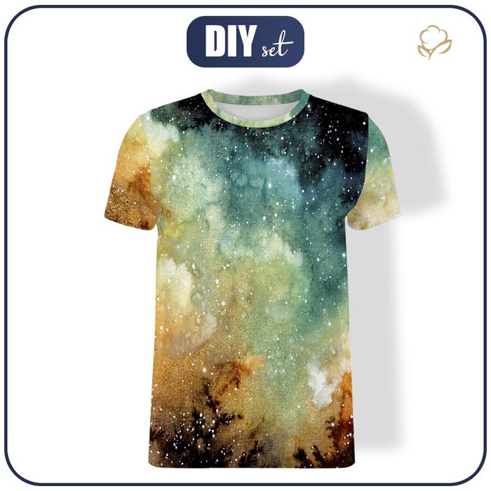 HERREN T-SHIRT - GALAKTISCHE REISE - Single Jersey XXL