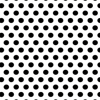 BIG DOTS / white - Woven Fabric for tablecloths