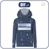 HYDROPHOBER HOODIE UNISEX - SNOW - Nähset